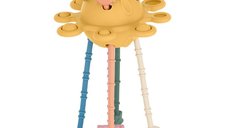 Jucarie senzoriala, Petite&Mars, Crazy planet, Din silicon, 20 cm, 10 luni+, Multicolor