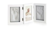 Kit rama foto, Jane, Cu mulaj amprenta manuta si piciorus, White