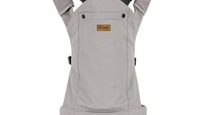 Marsupiu bebe, Jane, Like, Ergonomic, De la nastere pana la 18 Kg, Bumbac 100%, Cu multiple pozitii de purtare, Seal