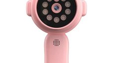 Microscop Digital Portabil pentru Copii Free2Play Little Explorer, Camera Dubla, Roz