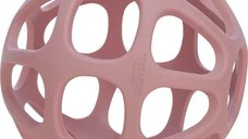 Minge din silicon pentru dentitie Free2Play - Pink, 11 cm, Sigura si educativa pentru bebelusi