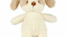 Nattou Baby Dog - Jucarie Plus pentru Bebelusi, 24 cm, Bej, Material Moale si Pufos, Ideal pentru Joaca si Confort