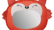 Oglinda auto pentru bebelusi FreeON, model Fox Orange, cu vedere 360 grade