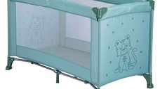 Patut pliant, FreeON, Nap, Cu un nivel, 120x60 cm, Green