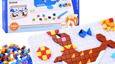 Puzzle Educativ Ocean cu Blocuri de Mozaic pentru Creativitate