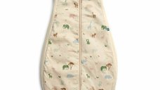 Sac de dormit ErgoPouch pentru bebelusi, 8-24 luni, 8-14 kg, TOG 1, Bumbac organic, Fermoar bidirectional, Bej/Savana