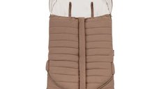 Sac de iarna Lionelo Oli pentru carucior si landou, impermeabil, extensibil, 101x45 cm, rezistent la -20 grade, maro