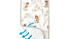 Saltea anti-transpiratie pentru landou MimiNu, din plasa 3D, materiale Oeko Tex Standard 100, Fairy