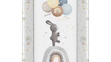 Saltea de infasat, Ceba Baby, Basic, Cu Intaritura, 70x50 cm, Suprafata impermeabila, Pentru comode de infasat sau patuturi, Fara ftalati, 0 luni+, Rainbow Walk
