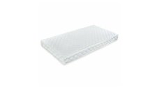 Saltea pentru patut bebe BabyNeeds Confort, husa detasabila, antialergica, spuma poliuretanica, 160x80x15 cm, 0 luni+, alb