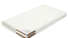 Saltea pentru patut, New Baby, Classy, 120x60x12 cm, Cu Aloe Vera, Compozitie Visco-Molitan-Cocos, Hipoalergenica si antibacteriana, Cu husa detasabila, Alb