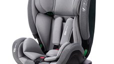 Scaun auto FreeON Trex pentru copii I-Size 76-150 cm, cu Isofix si Top Tether, reglabil, conform ECE R129, Grey