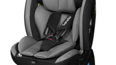 Scaun Auto Lionelo Aart i-Size Gri - Spatar Inclinabil si Tetiera Reglabila
