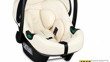 Scaun auto Lionelo Astrid i-Size, 0-13 Kg, 40-87 cm, Testat ADAC, Beige Crem