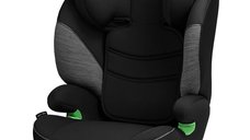 Scaun auto Lionelo Lars i-Size cu tetiera reglabila, 15-36 kg, Negru/Gri