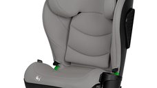 Scaun auto Lionelo Neal i-Size pentru copii, cu spatar si tetiera ajustabile, 15-36 Kg, 100-150 cm, Isofix, Gri