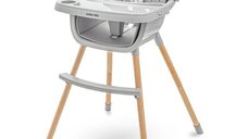 Scaun de masa multifunctional Baby Mix Freja pentru copii 6-36 luni, Dark Grey