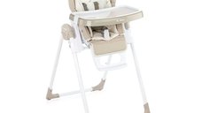 Scaun de masa si Balansoar Jane Mila 2 in 1, Transformabil, Multifunctional, Husa Imitatie Piele, 0 luni+, Culoare Desert
