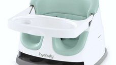 Scaun Inaltator 2-in-1 Ingenuity cu Tavita Pliabila, Utilizare Flexibila, Pana la 22 kg, Fara BPA, Verde