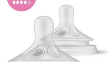 Set 4 Tetine Philips Avent Natural Response, Debit 4 (Rapid), Transparent