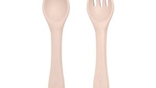 Set tacamuri Petite&Mars Take&Match din silicon, fara BPA, bej, de la 6 luni