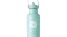 Termos Jane pentru Lichide, 350 ml, Otel Inoxidabil, Mentinere Temperatura 12 Ore, Fara BPA, Certificat EN, Mint