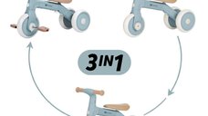 Tricicleta Multifunctionala 3 in 1 Petite&Mars - Albastru