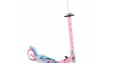 Trotineta pliabila Stamp Minnie - Rulmenti ABEC 5, Ghidon reglabil, Usoara - 3 kg, Max 50 kg, 3 ani+, Roz