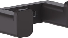 Agatatoare baie dubla Hansgrohe AddStoris, negru mat - 41755670