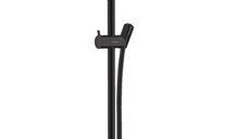 Bara dus Hansgrohe Unica S Puro 65 cm, furtun 160 cm, negru mat - 28632670