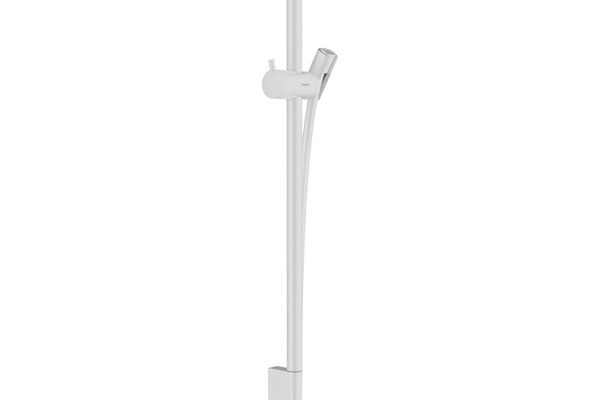 Bara dus Hansgrohe Unica S Puro 65 cm, furtun 160cm, alb mat - 28632700