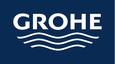 Baterie baie cabina dus Grohe Bauloop,model 2022, montare pe perete, crom-23633001