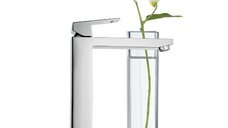 Baterie baie lavoar inalta montare blat Grohe Eurocube, crom, furtune flexibile-23406000