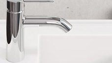 Baterie baie pentru lavoar, Kludi Bozz , monocomanda, finisaj cromat, ventil inclus-382700576