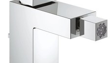 Baterie bideu  Grohe Eurocube,crom,furtune flexibile-23138000