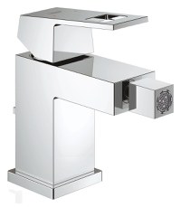 Baterie bideu  Grohe Eurocube,crom,furtune flexibile-23138000 - 1
