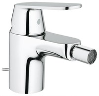 Baterie  bideu Grohe Eurosmart Cosmo, furtune flexibile, crom-32839000 - 1