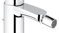 Baterie bideu Grohe Eurostyle Cosmo, cartus ceramic, limitator debit, set evacuare cu tija, marimea S, Crom-33565002