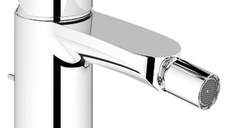 Baterie bideu Grohe Eurostyle Cosmo, cartus ceramic, limitator debit, set evacuare cu tija, marimea S, Crom-33565002
