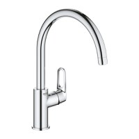 Baterie bucatarie Grohe BauFlow, montare pe chiuveta, crom - 31538001 - 1