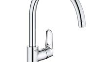 Baterie bucatarie Grohe BauFlow, montare pe chiuveta, crom - 31538001