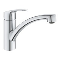 Baterie bucatarie Grohe Eurosmart 2021, pipa pivotanta,furtunuri flexibile, crom-33281003 - 1