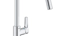 Baterie bucatarie Grohe Eurosmart, monocomamda, crom - 30567000