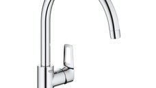 Baterie bucatarie Grohe Start Loop, monocomanda, cartus ceramic, crom -omada, ajustabil, crom - 31374001