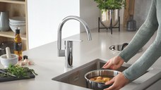 Baterie bucatarie Grohe Start, pipa pivotanta inalta, tip C crom-30469000