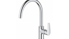 Baterie bucatarie Grohe Startedge, pipa pivotanta, crom, furtune flexibile-30529001