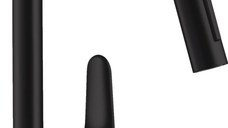 Baterie bucatarie Hansgrohe Focus 240, dus extractibil, negru mat - 31815670