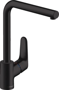 Baterie bucatarie Hansgrohe Focus 280, negru mat - 31817670 - 1