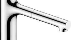 Baterie bucatarie Hansgrohe Zesis M33 160, dus extractibiL, 2 jeturi, crom - 74801000