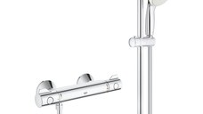 Baterie cabina dus cu termostat Grohe Grohtherm 800 ,set dus bara inclus-34565002